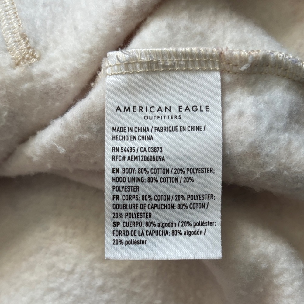 American Eagle Creams and Blues Geometric Design Hoodie Size XS - Picture 7 of 11